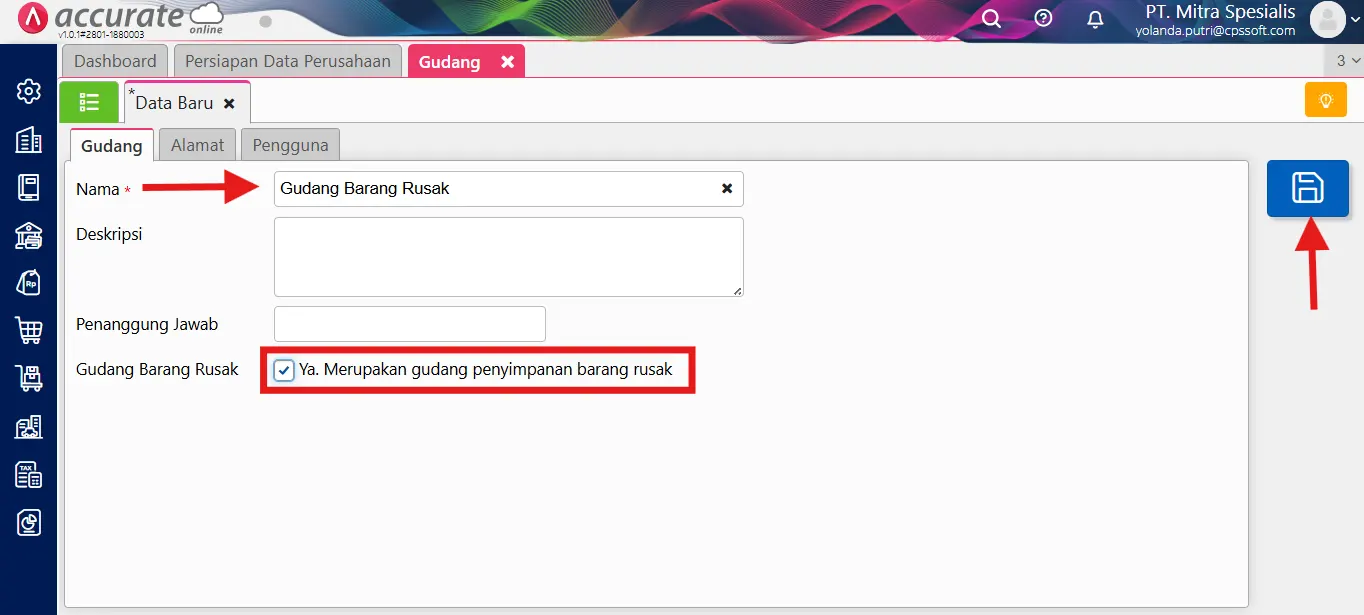 2 Pengertian dan fungsi gudang barang rusak